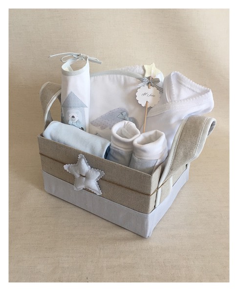 canastilla regalo bebe elfi e fate