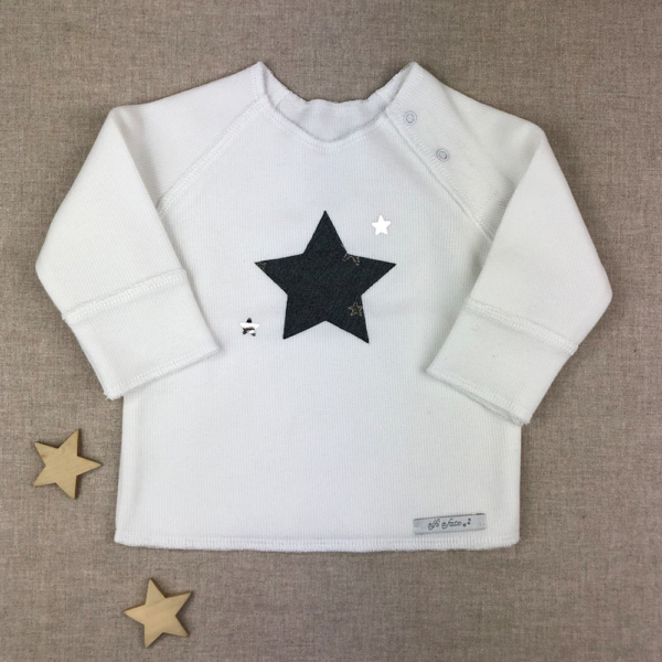 Sudadera blanca koala star