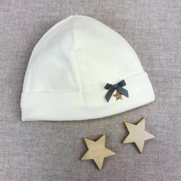 Gorro Benvingut beige