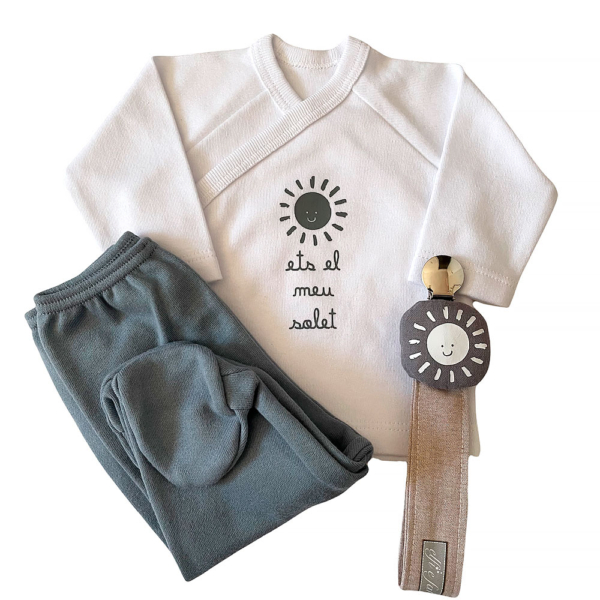 Conjunto para bebé de algodón 100% SOLET - Imagen 2